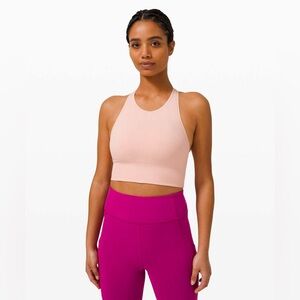 Lululemon Ebb to Train Bra *Medium Support, C/D Cup
Pink Mist size 4